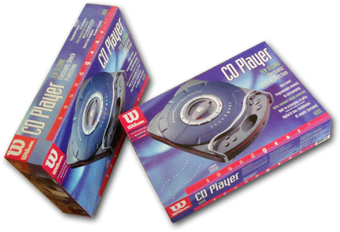 Wilson Portable CD Player packaging