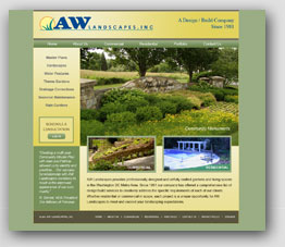 AW Landscapes Inc. Website